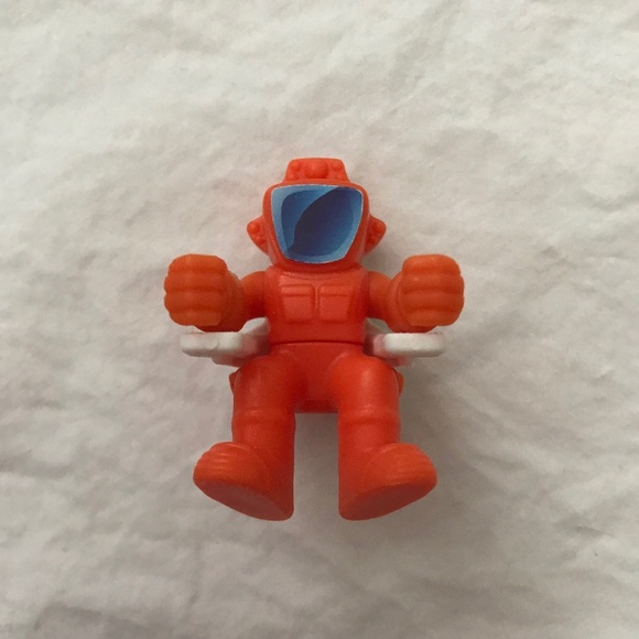Astronaut Orange Suit Blue White Figure Collectible - Picture 1 of 5